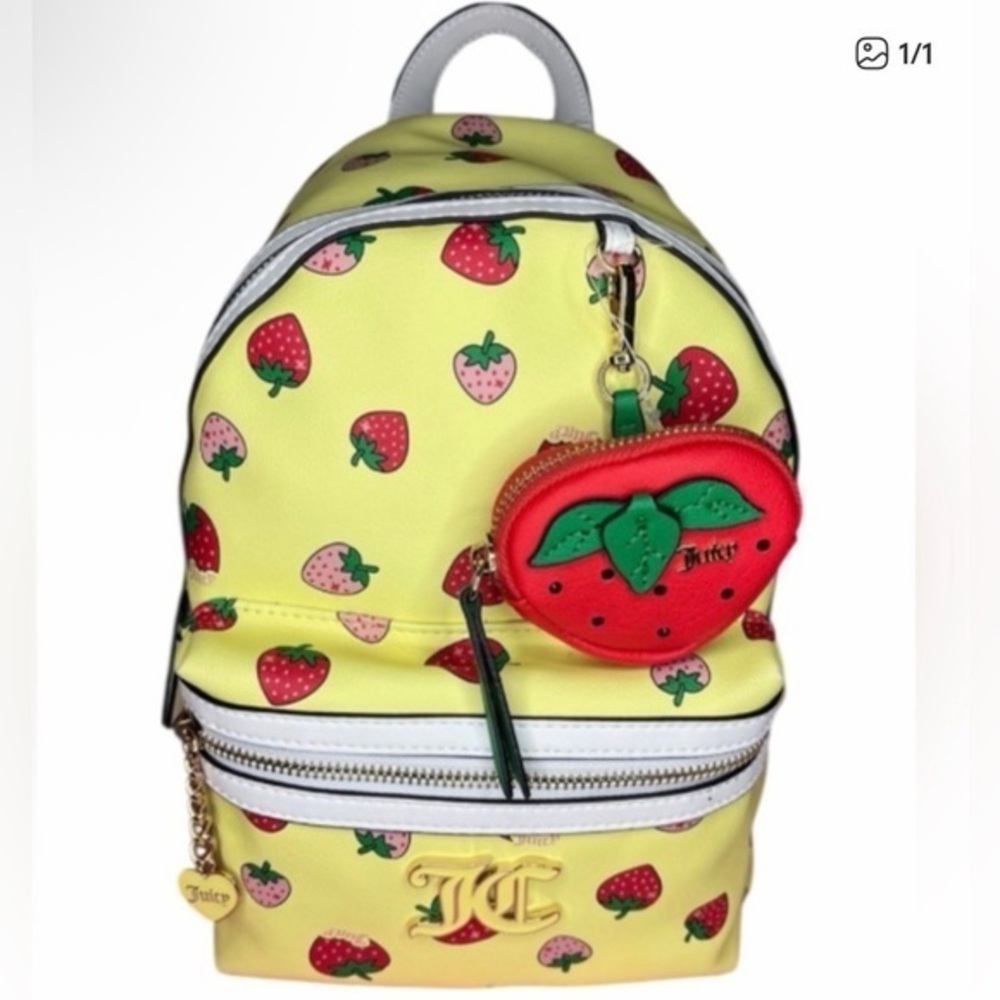 Juicy Couture Strawberry Backpack - NWT